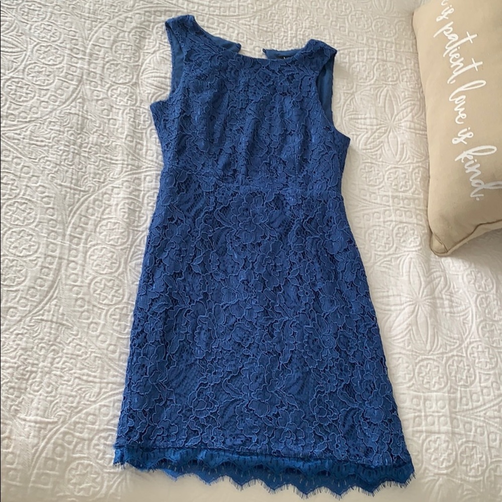 Blue Lace Dress Lulu’s